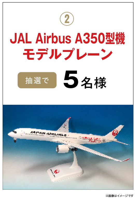 JAL Airbus A350型機モデルプレーン